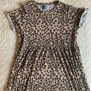 TARGET WILD FABLE XL BABYDOLL DRESS LEOPARD TAN